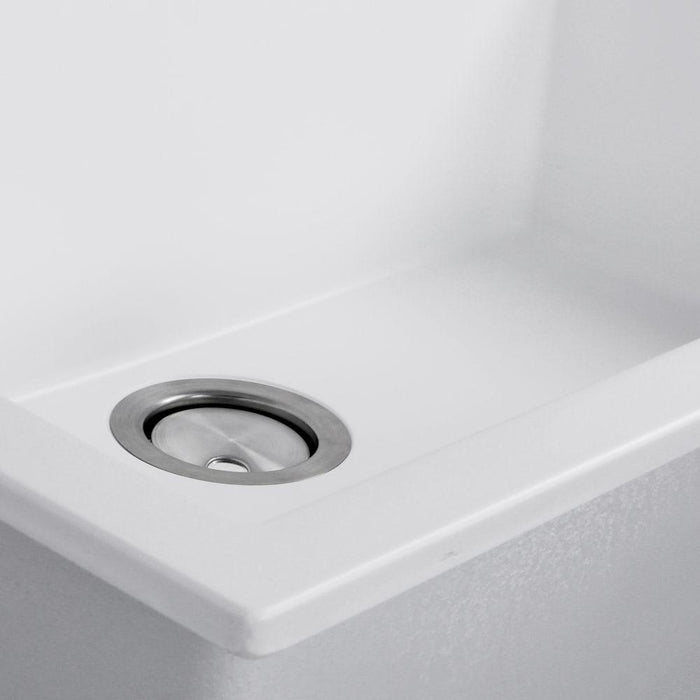 Kitchen Sink - Nantucket Sinks 33-inch Dual-mount Granite Composite Sink In White