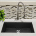 Kitchen Sink - Nantucket Sinks 33-inch Undermount Granite Composite Sink In Black