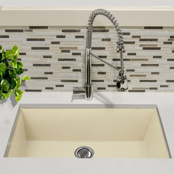 Kitchen Sink - Nantucket Sinks 33-inch Undermount Granite Composite Sink In Sand