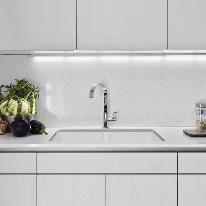 Kitchen Sink - Nantucket Sinks 50/50 Double Bowl Undermount Granite Composite White