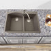 Kitchen Sink - Nantucket Sinks 60/40 Double Bowl Dual-mount Granite Composite Truffle