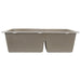Kitchen Sink - Nantucket Sinks 60/40 Double Bowl Undermount Granite Composite Truffle