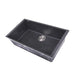 Kitchen Sink - Nantucket Sinks Large Single Bowl Undermount Granite Composite Black
