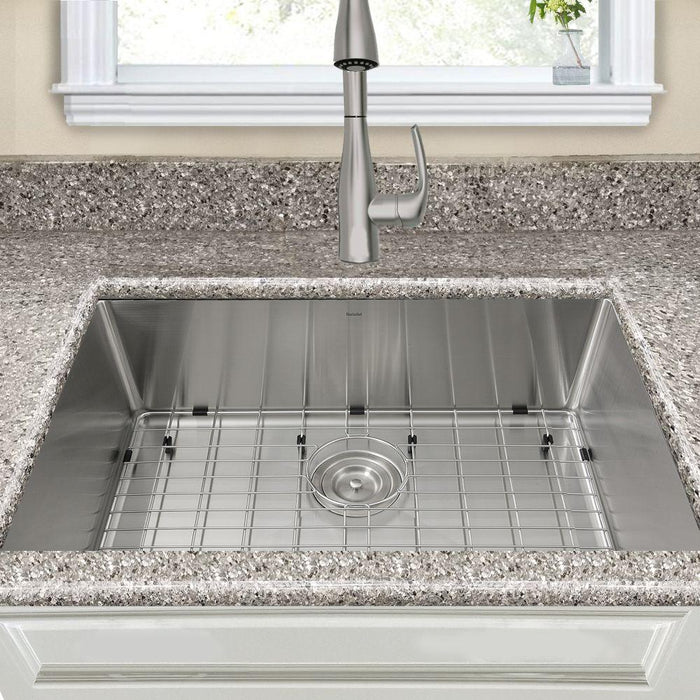Kitchen Sink - Nantucket Sinks Pro Series Rectangle Single Bowl Undermount Small Radius Corners  Stainless Steel Kitchen Sink, 16 Gauge