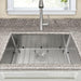 Kitchen Sink - Nantucket Sinks Pro Series Rectangle Single Bowl Undermount Small Radius Corners  Stainless Steel Kitchen Sink, 16 Gauge