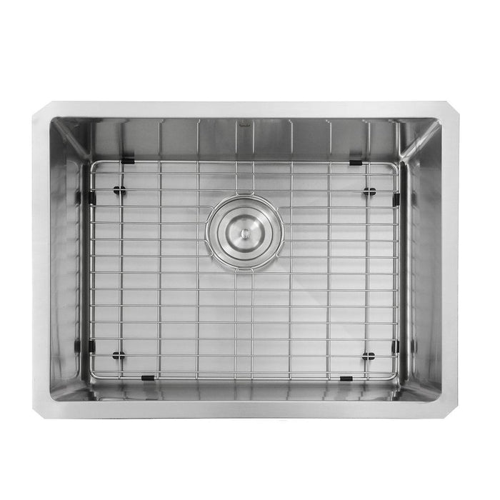 Kitchen Sink - Nantucket Sinks Pro Series Rectangle Single Bowl Undermount Small Radius Corners Stainless Steel Kitchen Sink