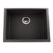 Kitchen Sink - Nantucket Sinks Small Single Bowl Undermount Granite Composite Black