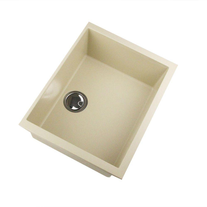 Kitchen Sink - Nantucket Sinks Small Single Bowl Undermount Granite Composite Sand