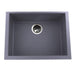 Kitchen Sink - Nantucket Sinks Small Single Bowl Undermount Granite Composite Titanium