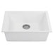 Kitchen Sink - Nantucket Sinks Small Single Bowl Undermount Granite Composite White