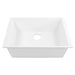 Kitchen Sink - Nantucket Sinks Small Single Bowl Undermount Granite Composite White