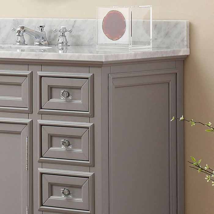 Vanity - 48" Cashmere Grey Single Sink Bathroom Vanity From The Derby Collection