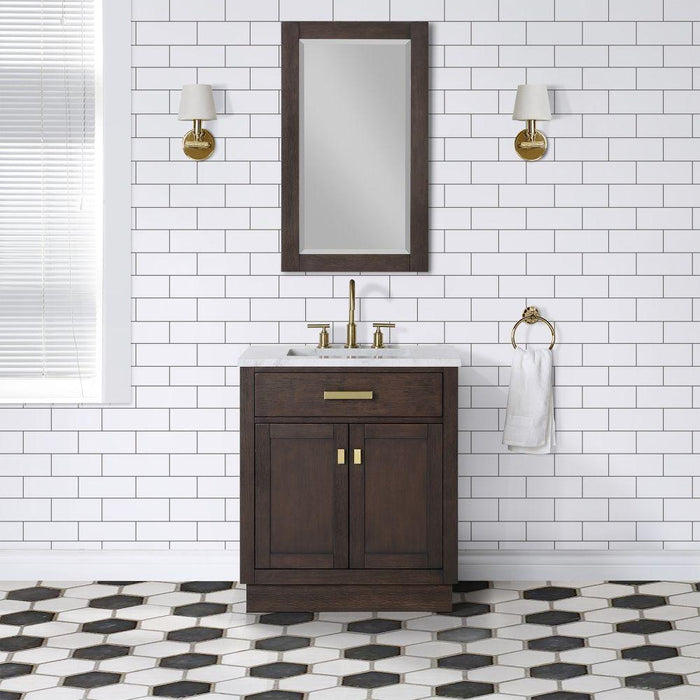 Vanity - Chestnut 30" Single Bathroom Vanity