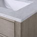 Vanity - Chestnut 60" Double Bathroom Vanity In Grey Oak W/ White Carrara Marble Top And Oil-rubbed Bronze Finish