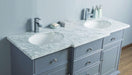 Vanity - Stufurhome Cadence Grey 60" Double Sink Bathroom Vanity