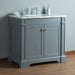 Vanity - Stufurhome Seine 36" Grey Single Sink Bathroom Vanity
