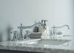 Vanity - Stufurhome Tower Modern 60" Grey Double Sink Bathroom Vanity