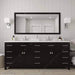 Caroline Parkway 78" Double Sink Dazzle White Quartz Top Vanity with Faucet and Mirror - Vanity Grace Store - Virtuusa