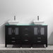 Bradford 60" Double Sink Vanity with Faucet - Vanity Grace Store - Virtuusa