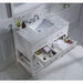 Caroline Estate 36" Single Sink Italian Carrara White Marble Top Vanity with Mirror - Vanity Grace Store - Virtuusa