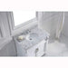 Victoria 36" Single Sink Italian Carrara White Marble Top Vanity with Mirror - Vanity Grace Store - Virtuusa