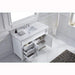Victoria 48" Single Sink Italian Carrara White Marble Top Vanity with Mirror - Vanity Grace Store - Virtuusa
