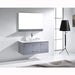 Marsala 48" Single Sink White Engineered Stone Top Vanity with Faucet and Mirror - Vanity Grace Store - Virtuusa