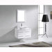 Marsala 35" Single Sink White Engineered Stone Top Vanity with Faucet and Mirror - Vanity Grace Store - Virtuusa