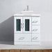 Zola 30" Single Sink White Engineered Stone Top Vanity with Faucet - Vanity Grace Store - Virtuusa