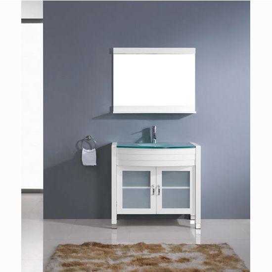 Ava 36" Single Sink Vanity with Faucet and Mirror - Vanity Grace Store - Virtuusa
